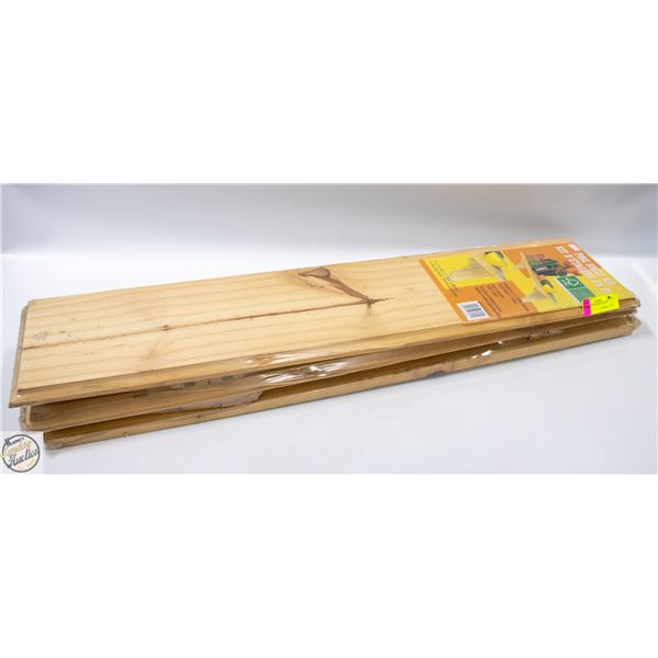 3 NEW WOODEN SHELF KITS