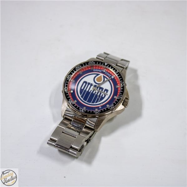 EDMONTON OILERS GAME TIME COACH SERIES WRIST WATCH