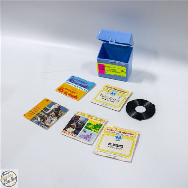 MINI RECORDS+SLEEVES 2.5" RECORDS