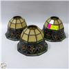 Image 1 : 3 OLD TIFFANY STYLE LAMP SHADES