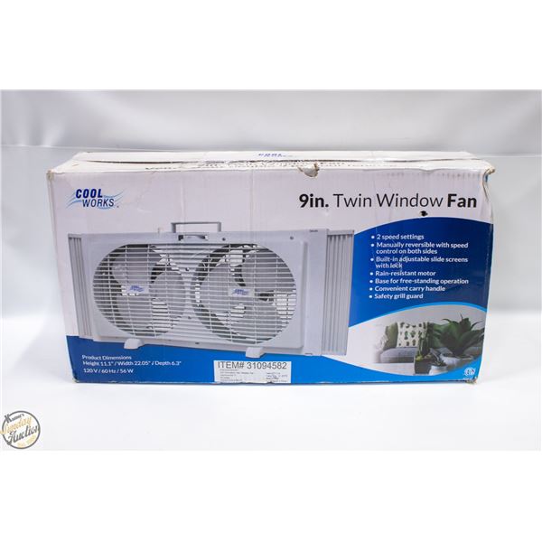 WINDOW FAN IN BOX