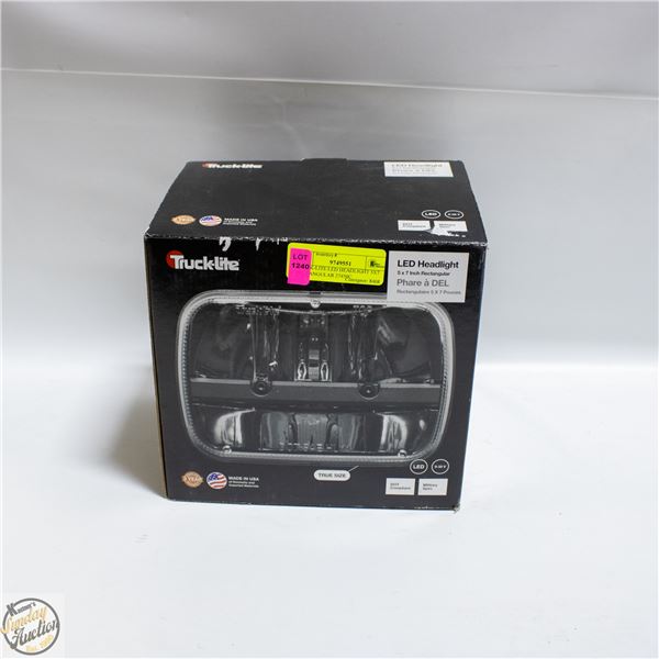 TRUCK-LITE LED HEADLIGHT 5X7 RECTANGULAR 27450C