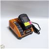 Image 1 : RIDGID RAPID MAX LITHIUM ION 18V BATTERY & CHARGER