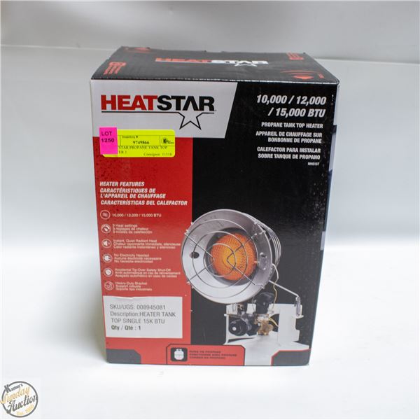 HEATSTAR PROPANE TANK TOP HEATER 3