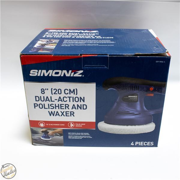 SIMONIZ 4PC 8" DUAL ACTION POLISHER WASHER