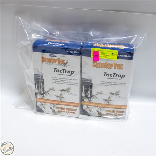3 SKEETERVAC TACTRAP REPLACEMENT TRAPS
