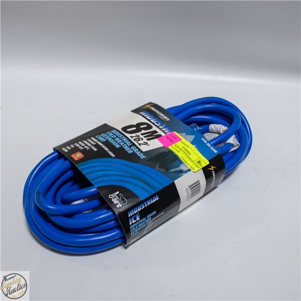BRAND NEW 8M EXTENSION CORD COLD WEATHER
