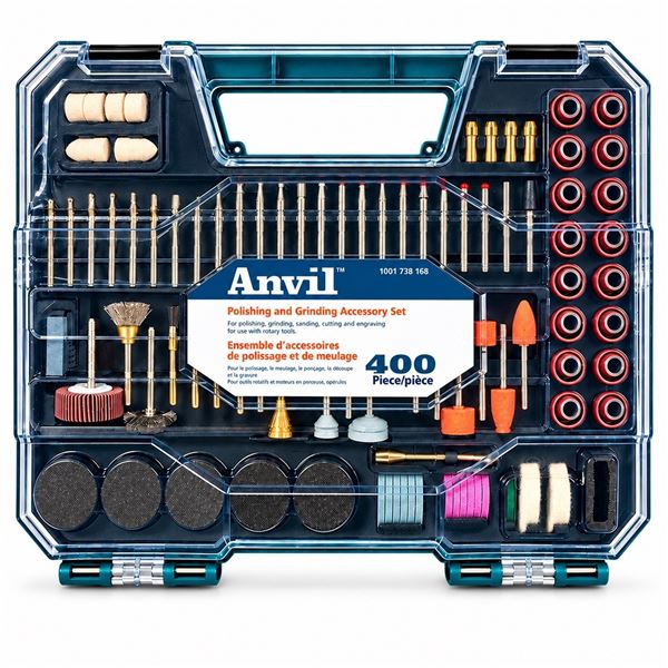 NEW ANVIL 400PC POLISHING & GRINDING SET