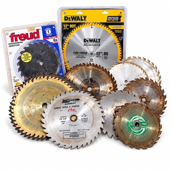 10 CIRCULAR SAW BLADES DEWALT FREUD + MORE