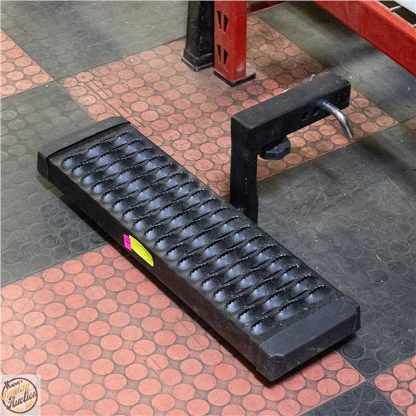NEW STEEL STEP FITS INTO STANDARD RECEIVER HITCH