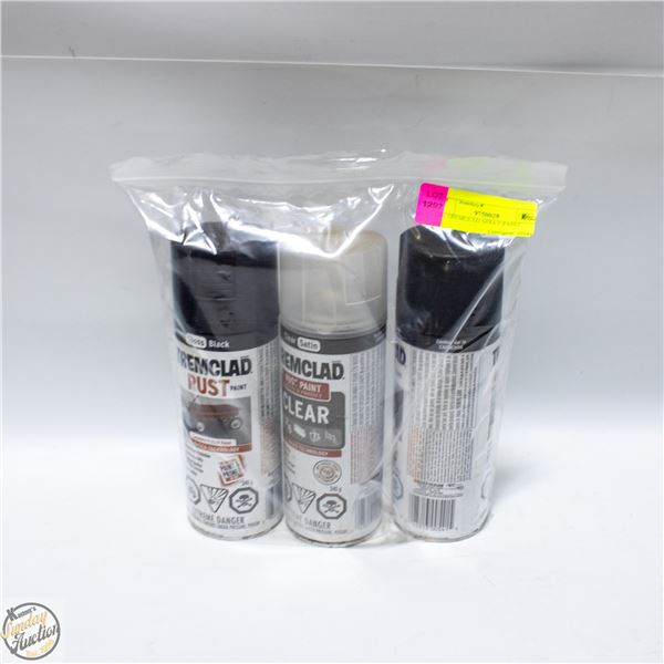 3PK TREMCLAD SPRAY PAINT
