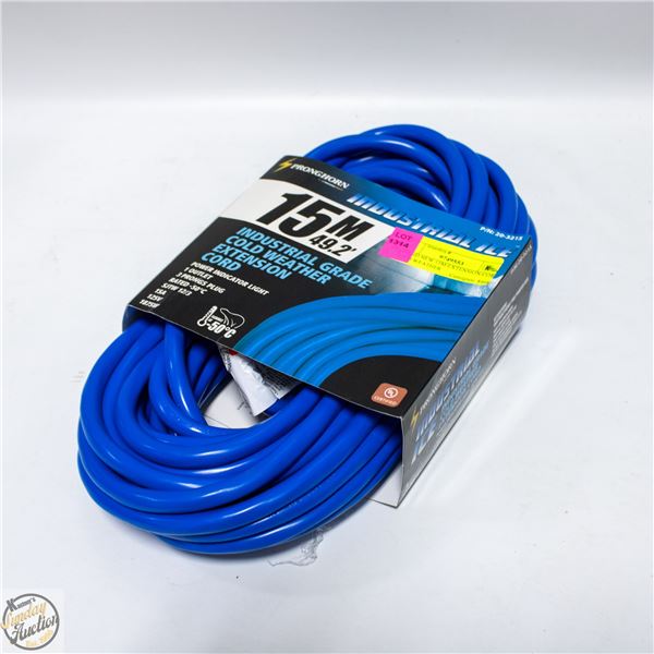BRAND NEW 15M EXTENSION CORD COLD WEATHER