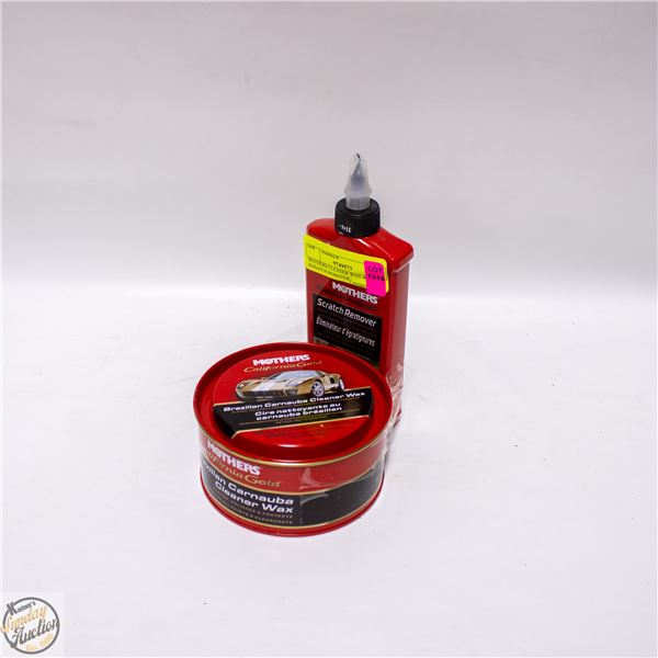 MOTHERS CLEANER WAX & SCRATCH REMOVER