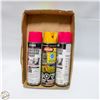 Image 1 : 3 CANS INVERTED MARKING SPRAY PAINT
