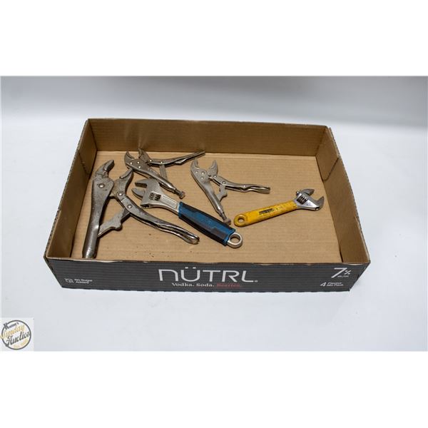 VICE GRIPS PLUS ADJUSTABLE WRENCHES