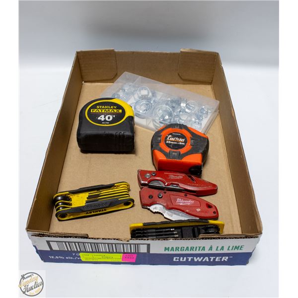 MEASURING TAPES HEX KEY SETS