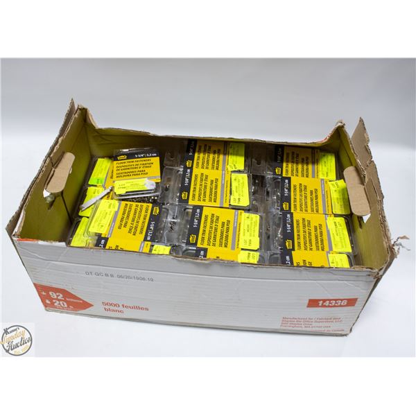 LARGE LOT OF FLOOR TRIM FASTENERS 1-1/4"