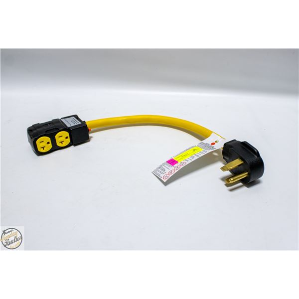 RV ADAPTER 14-50P TO 2- 120V 15A