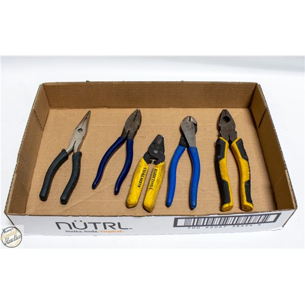 KLEIN TOOLS SIDE CUTTERS/LINEMAN
