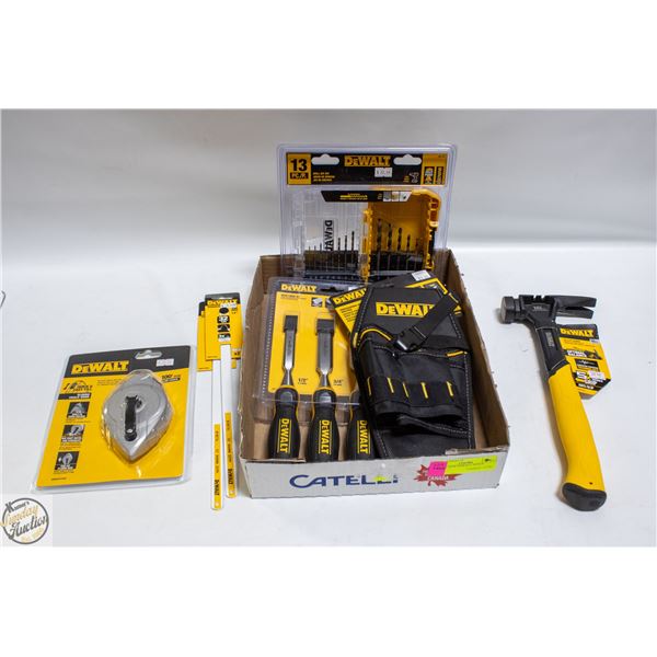 LOT OF NEW DEWALT TOOLS
