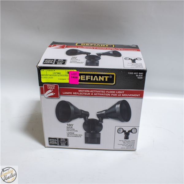 DEFIANT MOTION ACTIVATED FLOOD LIGHT