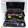 Image 1 : TOOL BOX W/ SOCKETS, WRENCHES AND MORE