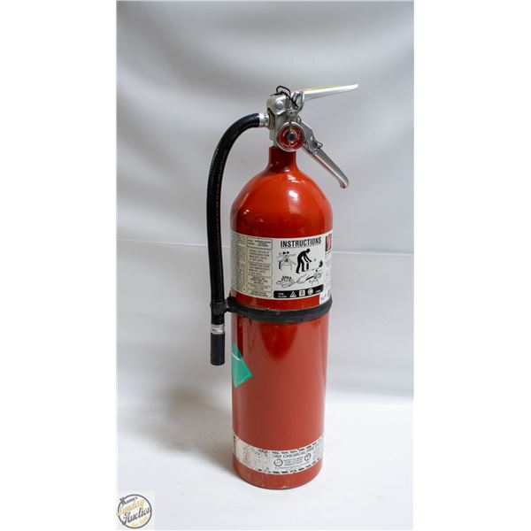 FULLY CHARGED 10 LB FIRE EXTINGUISHER