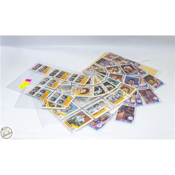 1976 & 1977 WHA HOCKEY CARD PARTIAL SETS