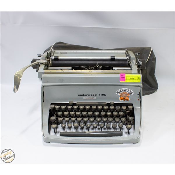UNDERWOOD FIVE TYPEWRITER