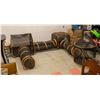 Image 1 : BLACK & ORANGE MESHED CAT PLAY TUNNEL