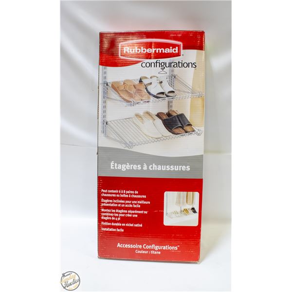 RUBBERMAID CONFIGURATIONS SHOE SHELF