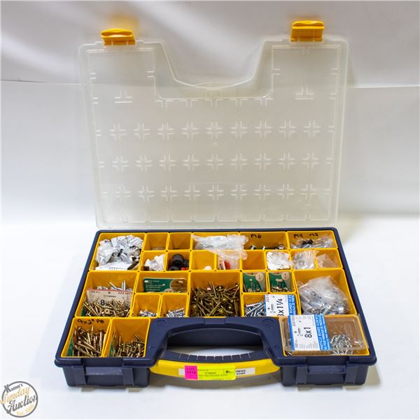 HARDWARE ORGANIZER WITH CONTENTS