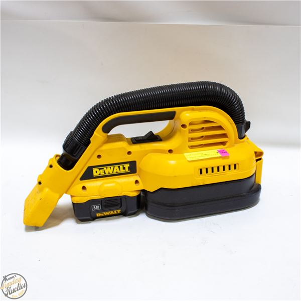 DEWALT HANDHELD 18 VOLT VACUUM