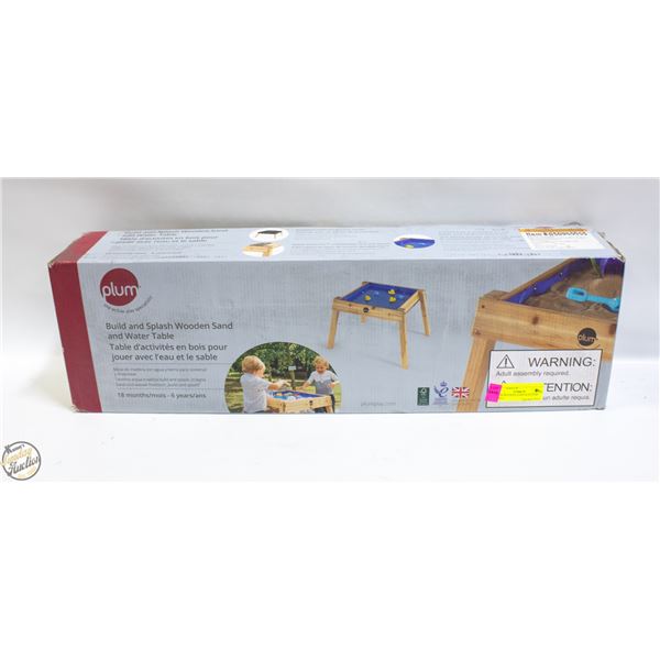 PLUM WOODEN SAND & WATER TABLE
