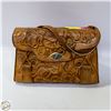 Image 1 : VINTAGE HAND TOOLED GENUINE LEATHER