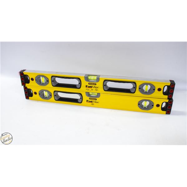 TWO STANLEY FATMAX 24" LEVELS
