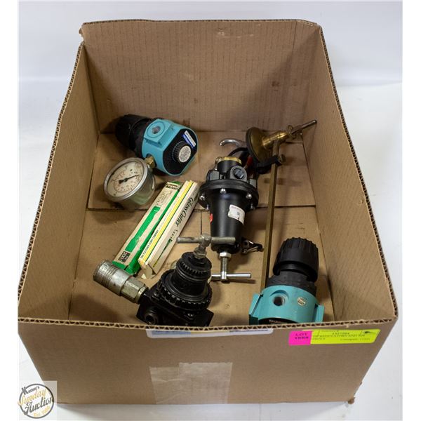 LOT OF REGULATORS AND AIR CONTROLS