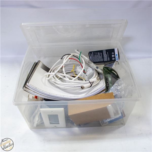 LOT OF CABLES SWITCHES AND MORE