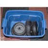 Image 1 : LOT OF DOLLY TIRES