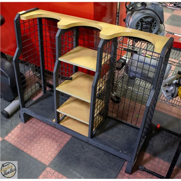 GOLF BAG RACK METAL