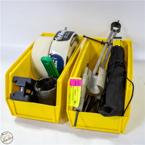 GARAGE MISC IN HARDWARE CONTAINER