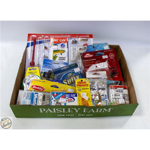LARGE LOT OF NEW FISHING SUPPLIES