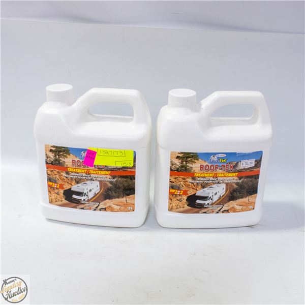 2X AQUA TEK RUBBER ROOF TREATMENT 2L/EACH