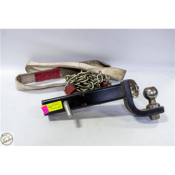 TOWING SAFETY CHAINS WITH LOCKS WITH