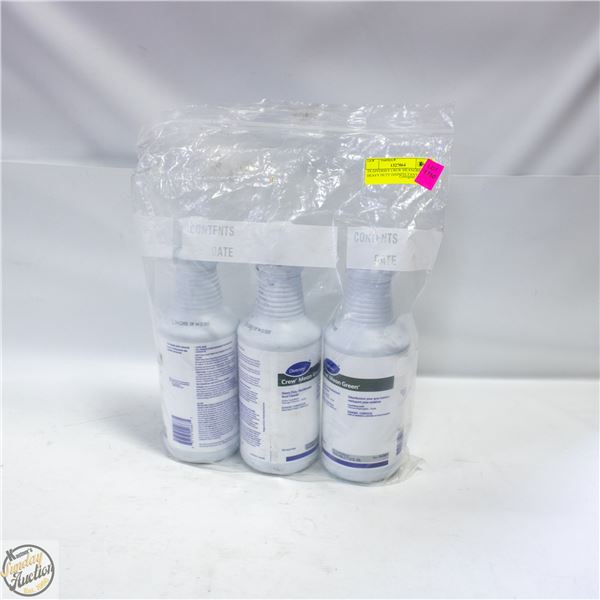 3X DIVERSEY CREW MEANGREEN HEAVY DUTY DISINFECTANT