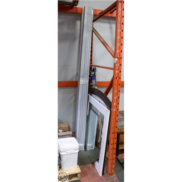 LOT OF VARIOUS MIRRORS AND EDGING TRIM