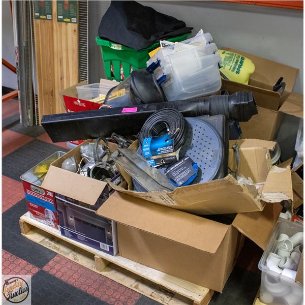 ESTATE PALLET OF GARAGE ITEMS