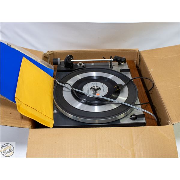 KENWOOD TURNTABLE WITH MANUAL ETC IN BOX