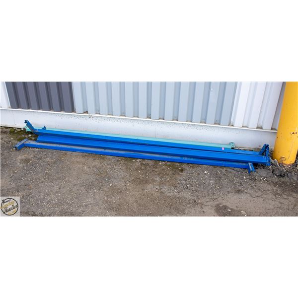 LOT OF 6 PALLET RACK BEAMS