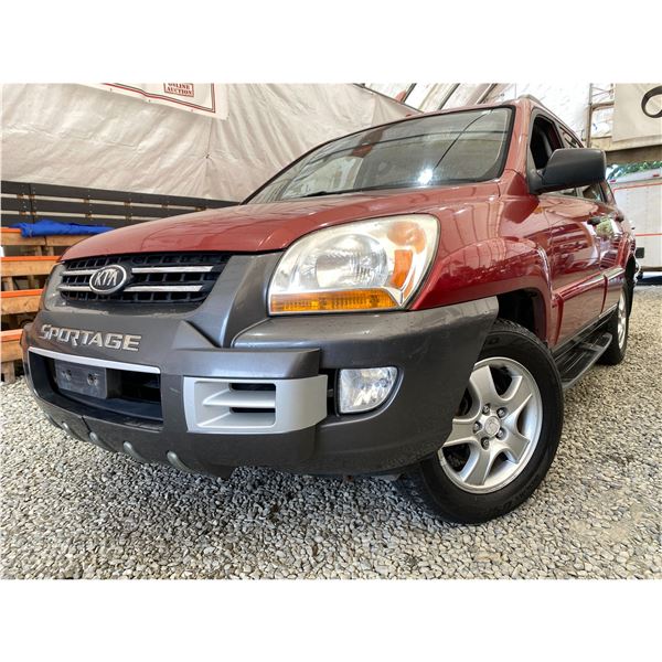 PARKSVILLE - 2008 KIA SPORTAGE RED 152330 KMS - 534109-2